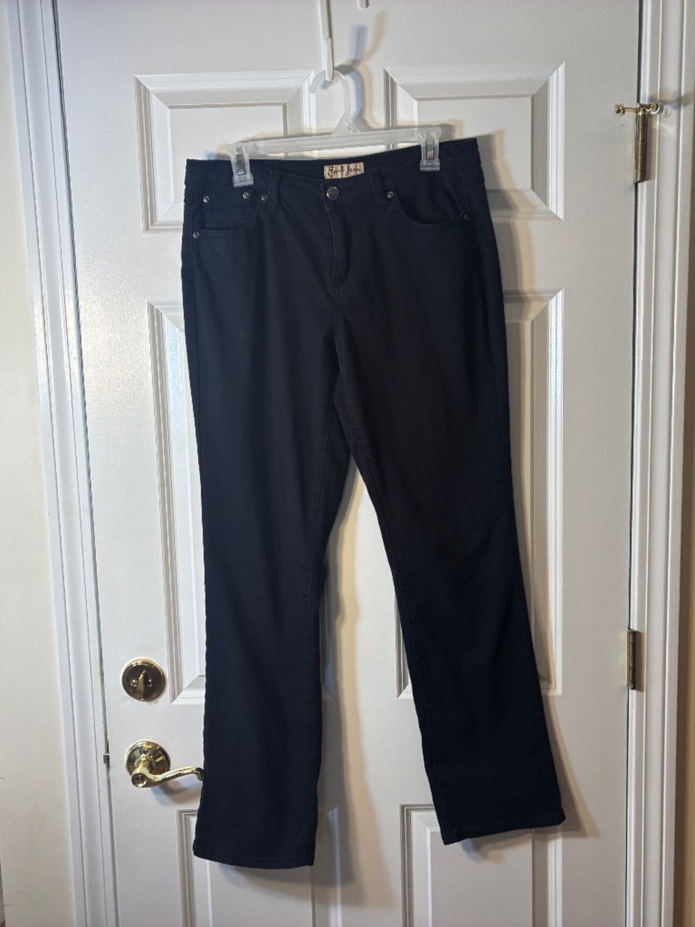 Black Embellished Earl Jeans.